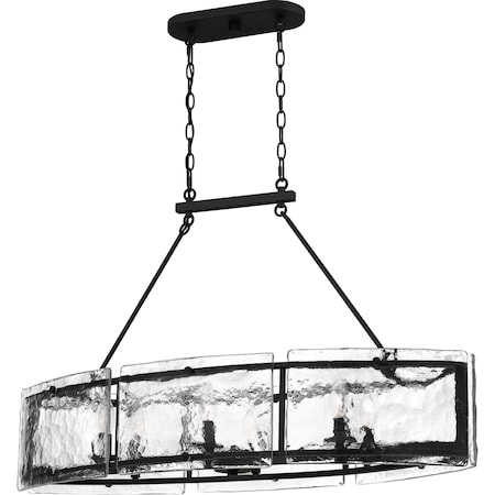 Quoizel Fortress 6-Light Earth Black Island Light FTS638EK